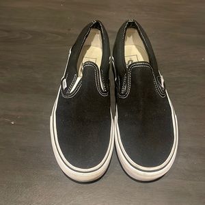 Black Vans Slip-ons 8.5 Women’s
